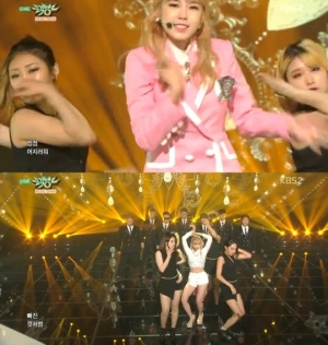 '뮤직뱅크' 전효성, 섹시함과 귀여움 겸비한 '반해' 마지막 무대