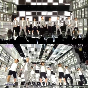 '인기가요' 엑소, 눈을 뗄 수 없는 화려한 컴백 무대 '러브 미 라잇'