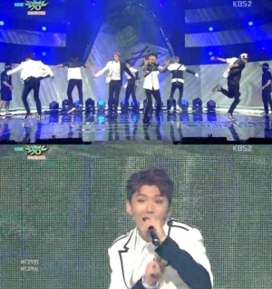 '뮤직뱅크' 몬스타엑스, 카리스마 넘치는 퍼포먼스 '무단침입'