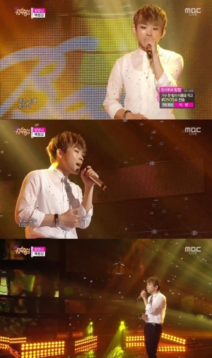 '음악중심' 백청강, 세련된 발라드로 여심 저격 '잊었니'