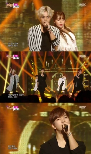 '음악중심' 엠블랙, 애절한 세 남자의 컴백무대 '거울'