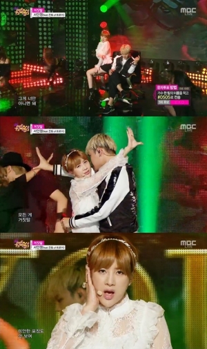 '음악중심' 서인영, 매혹적인 그녀의 컴백무대 '거짓말'