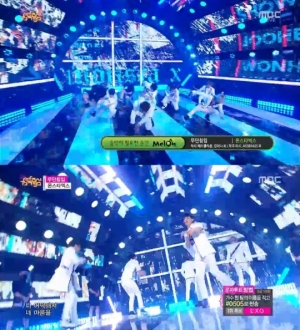 '음악중심' 몬스타엑스, 파워풀한 퍼포먼스로 '여심 저격'