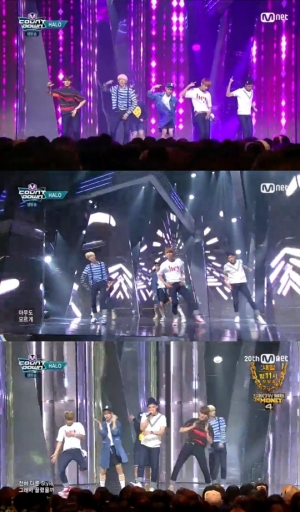 '엠카운트다운' 헤일로, 일탈을 꿈꾸는 소년들 '니가 잠든 사이에'