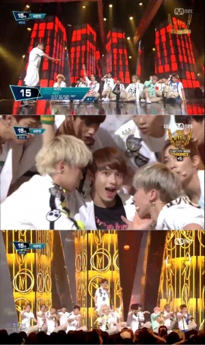 '엠카운트다운' 세븐틴, 풋풋한 소년의 매력 '아낀다'