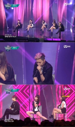 '엠카운트다운' 어썸베이비, 완벽한 화음으로 '시선 집중'