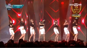 '엠카운트다운' AOA, '초콜릿'으로 섹시한 컴백 무대