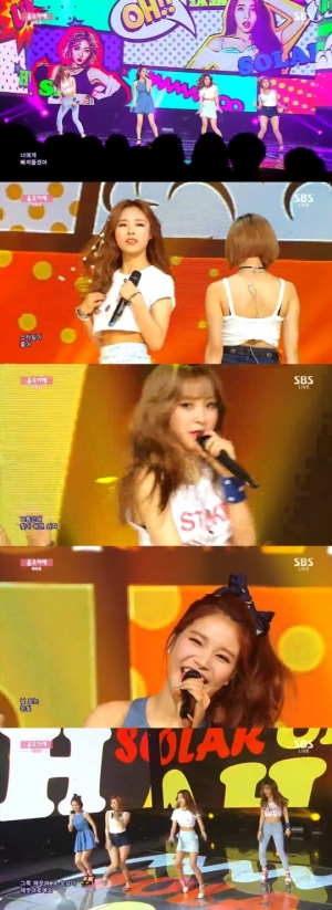 '인기가요' 마마무, 깜짝 개사까지 선보인 센스쟁이들의 '음오아예'