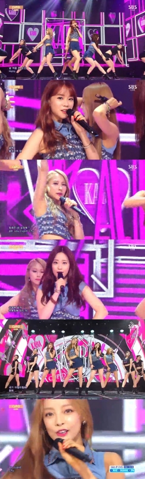 '인기가요' 카라, 여신들이 쏘는 '큐피드'의 사랑