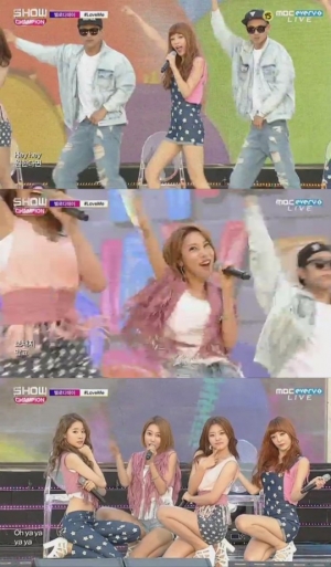 '쇼챔피언' 멜로디데이, 눈길을 사로잡는 상큼함 '러브미'