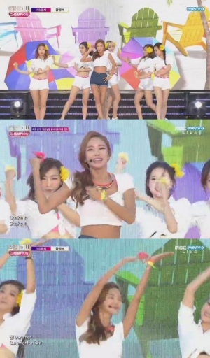 '쇼챔피언' NS윤지, 누구나 따라하기 쉬운 '꿀썸머' 무대