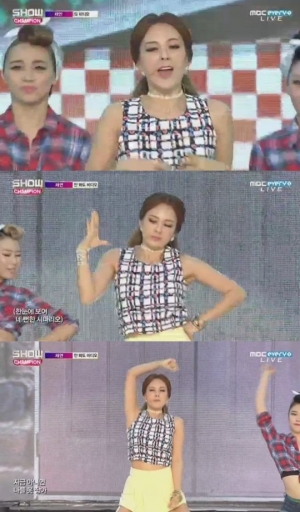 '쇼챔피언' 채연, 카리스마 넘치는 섹시미 '안봐도 비디오'