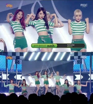 '음악중심' 나인뮤지스, 눈호강 시켜주는 여신들의 컴백 '다쳐'