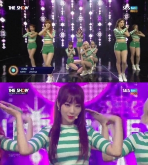 '더쇼' 나인뮤지스, 우월한 몸매로 완벽한 칼군무 선보인 '다쳐'