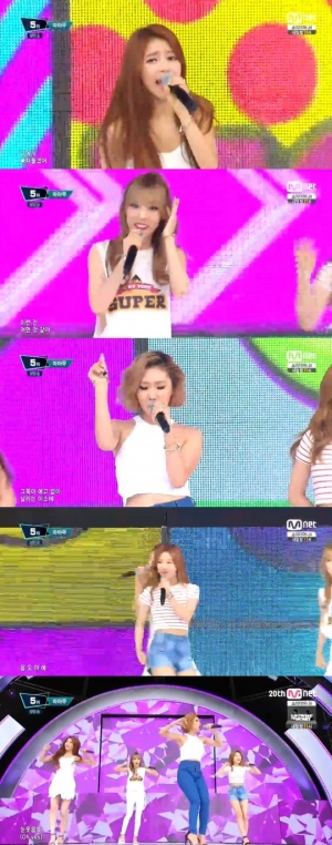 '엠카운트다운' 마마무, 뛰어난 가창력에 애드리브까지 '음오아예'