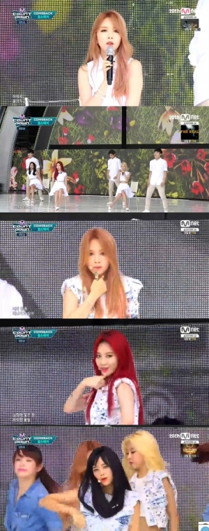 '엠카운트다운' 걸스데이, 화려한 귀환 '링마벨'