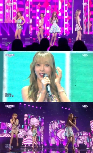 '인기가요' 마마무, 꽃을 든 여자의 '음오아예'