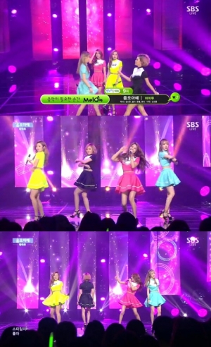 '인기가요' 마마무, 즐겁고 유쾌하게 '음오아예'