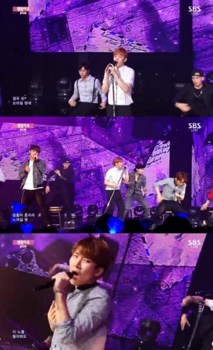 비투비, 힐링돌의 감성 무대 '괜찮아요'