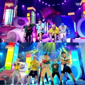 '인기가요' 갓세븐, 여름에 어울리는 상큼한 무대 '딱 좋아'