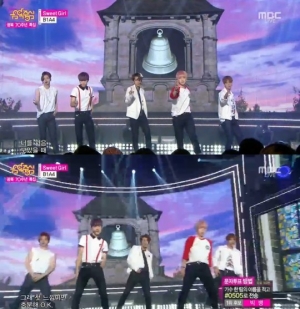 '음악중심' B1A4, 신비 소년들의 세레나데 '스윗걸'