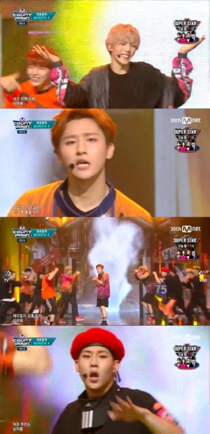 '엠카운트다운' 몬스타엑스, 힙합 소년들의 귀여운 반전 매력 '신속히'