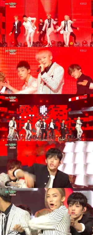 '뮤직뱅크' 세븐틴, 열세 명의 소년에게 빠져들다 '만세'