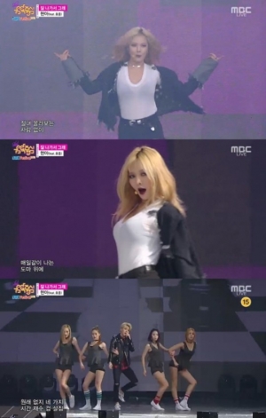 '음악중심' 현아, 독보적인 섹시함의 '잘 나가서 그래'