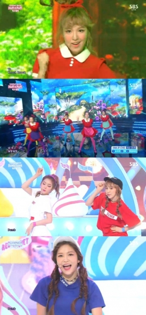 '인기가요' 레드벨벳, 동화 속에서 갓 나온 다섯 소녀 '허프 앤 퍼프+덤덤'
