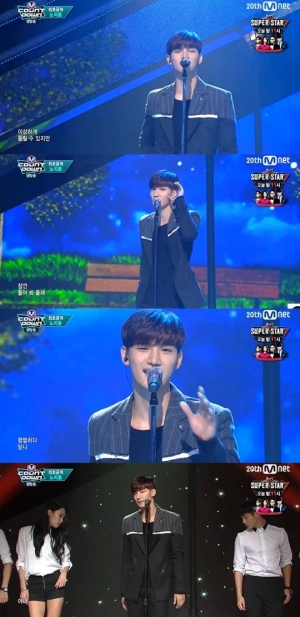 '엠카운트다운' 노지훈, 가을 남자로 돌아왔다 '니가 나였더라면'