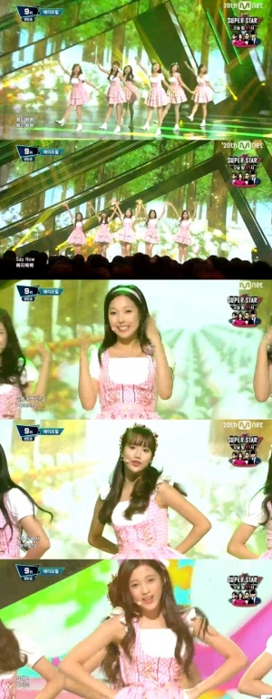 '엠카운트다운' 에이프릴, 청순미 넘쳐나는 소녀들의 '꿈사탕'