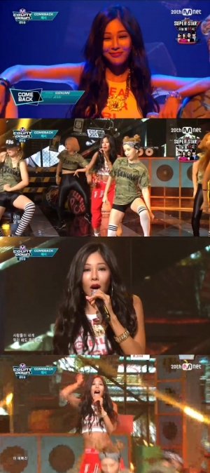 '엠카운트다운' 제시, '진짜 쎈언니'가 돌아왔다… 강렬한 컴백 무대 '눈길'