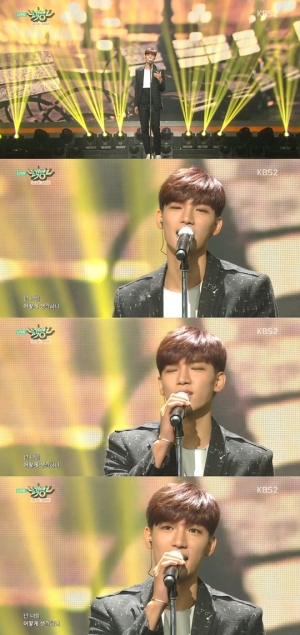 '뮤직뱅크' 노지훈, 여심 사로잡는 달콤 보이스 '니가 나였더라면'