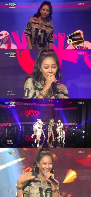 '뮤직뱅크' 제시, 강력한 '쎈 언니' 포스로 무대 장악