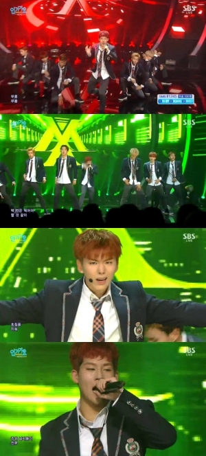 '인기가요' 몬스타엑스, 스쿨룩과 힙합으로 여심 사냥 '신속히'