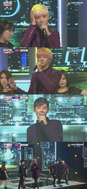 '쇼챔피언' 하트비, 훈훈한 네 남자의 달달한 하모니 '뷰티풀'