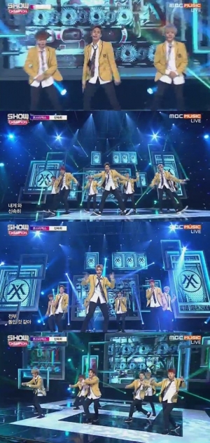 '쇼챔피언' 몬스타엑스, 악동 매력으로 '신속히' 여심 저격