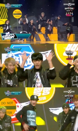 '엠카운트다운' 비투비, 추석 귀성길에도 "뛰뛰빵빵"