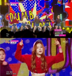 '음악중심' 레드벨벳, 상큼발랄 소녀들의 귀여운 고백 '덤덤'