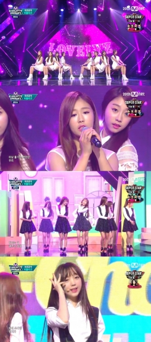 '엠카운트다운' 러블리즈, '작별 하나'부터 '아츄'까지… 러블리함 완성