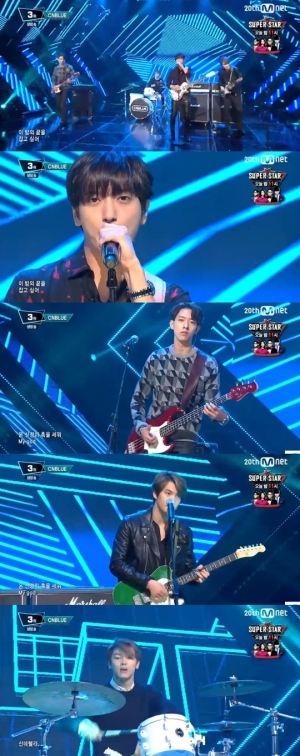 '엠카운트다운' 씨엔블루, 꽃미남 밴드의 완벽 앙상블 '신데렐라'