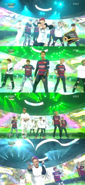 '뮤직뱅크' 몬스타엑스, 카리스마 넘치는 완벽 퍼포먼스 '신속히'