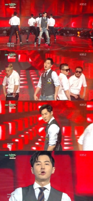 '뮤직뱅크' 전진, 강렬한 퍼포먼스로 채운 굿바이 무대 '와우와우와우'