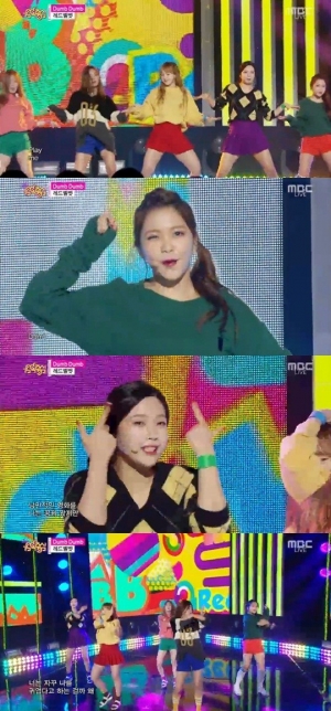 '음악중심' 레드벨벳, 통통 튀는 다섯 소녀의 중독성 가득 '덤덤'