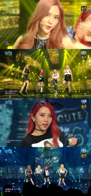 '인기가요' 투아이즈, 한껏 물오른 '삐삐'들의 통통 튀는 무대