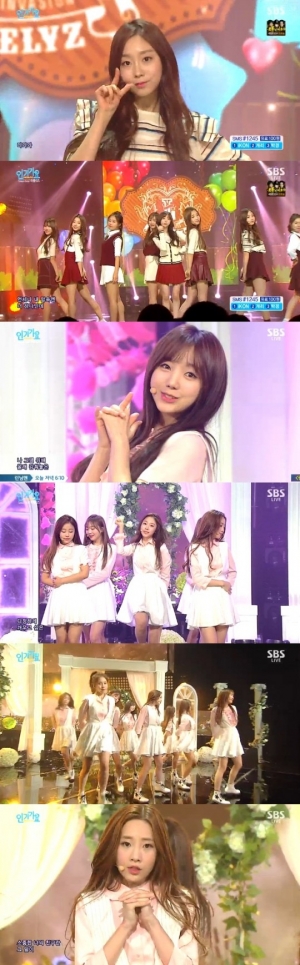 '인기가요' 러블리즈, 사랑스러운 소녀들의 완전체 컴백 '허그 미+아츄'