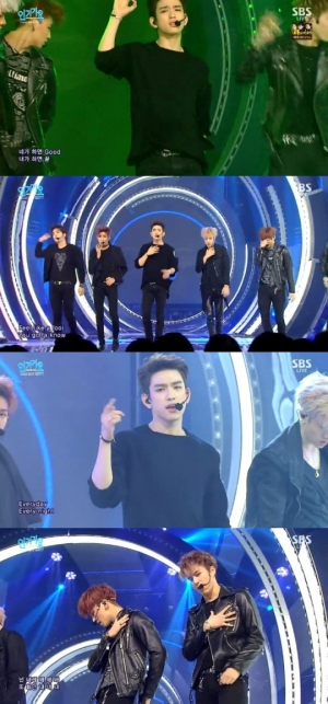 '인기가요' 갓세븐, 섹시하게 풀어낸 일곱 남자의 분노 '니가 하면'