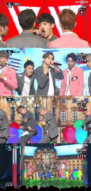 '엠카운트다운' 세븐틴, '만세'를 불러일으키는 소년돌의 꽃미모