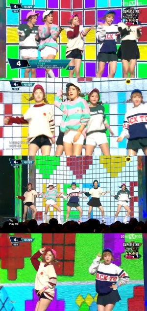 '엠카운트다운' 레드벨벳, 통통 튀는 사랑스러운 매력 '덤덤'