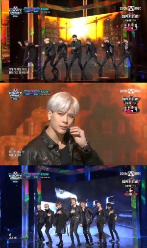 '엠카운트다운' 갓세븐, 일곱 남자의 다크 섹시 '니가 하면'